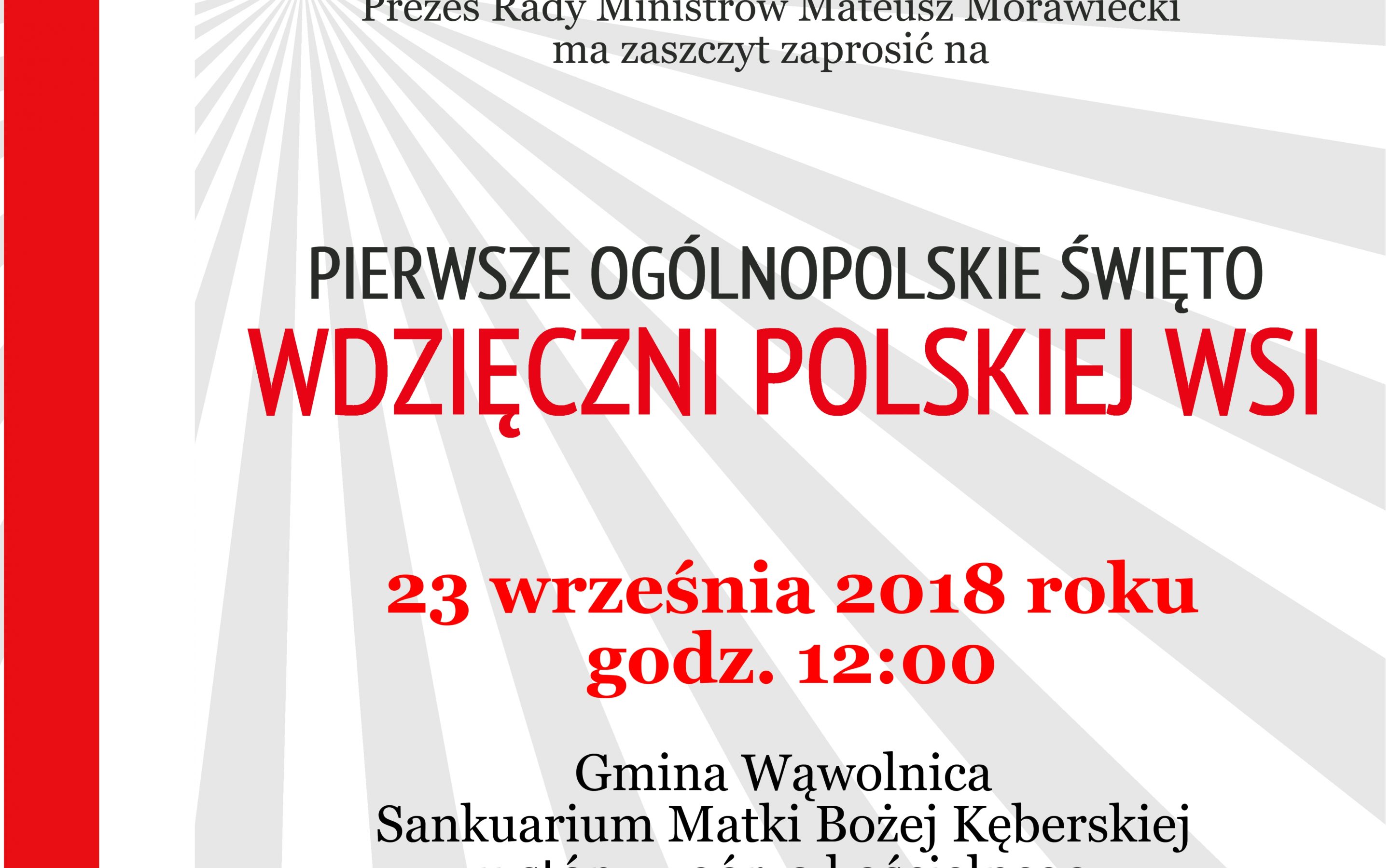 I Ogólnopolskie Święto Wdzięczni Polskiej Wsi